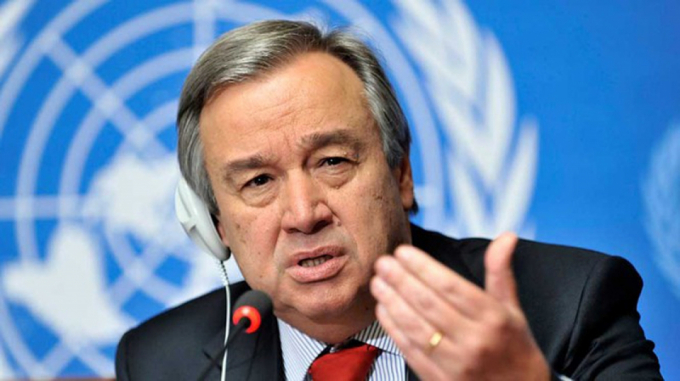 Tổng thư ký Antonio Guterres.