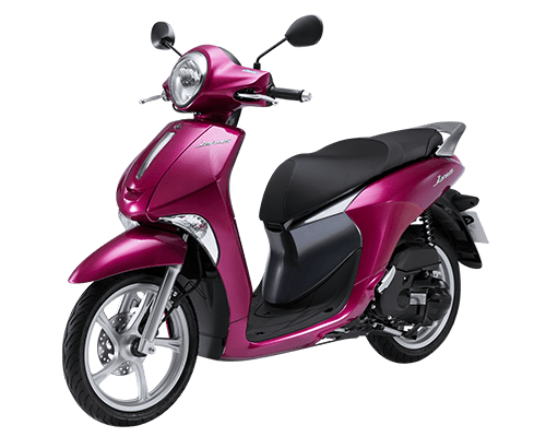 Yamaha Janus màu hồng.