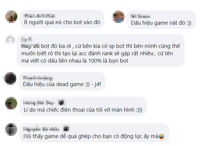 Nhiều game thủ tỏ ra bất mãn với cơ chế ghép trận đáng báo động này.