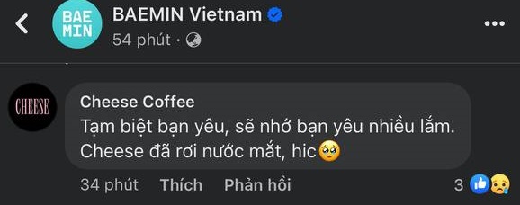 Cheese Coffee cũng là thương hiệu đối tác lớn của BAEMIN.