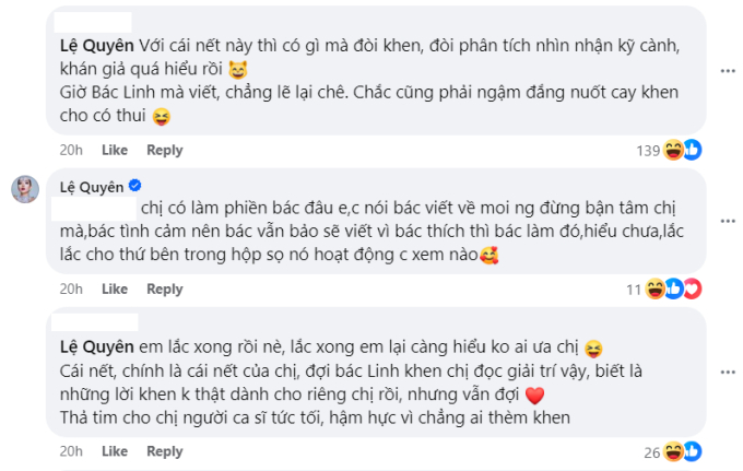 Lệ Quyên ngày càng căng: Đáp trả antifan ngay dưới bài đăng Hồng Nhung kêu gọi bình chọn cho cháu trai!