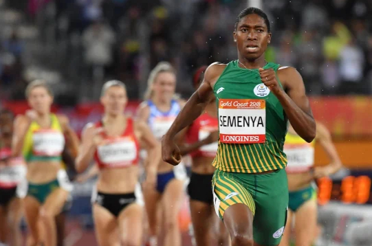 VĐV nữ Caster Semenya bị cấm thi đấu vì nghi ngờ giới tính. Ảnh: Saeed Khan/ AFP/ Getty Images 