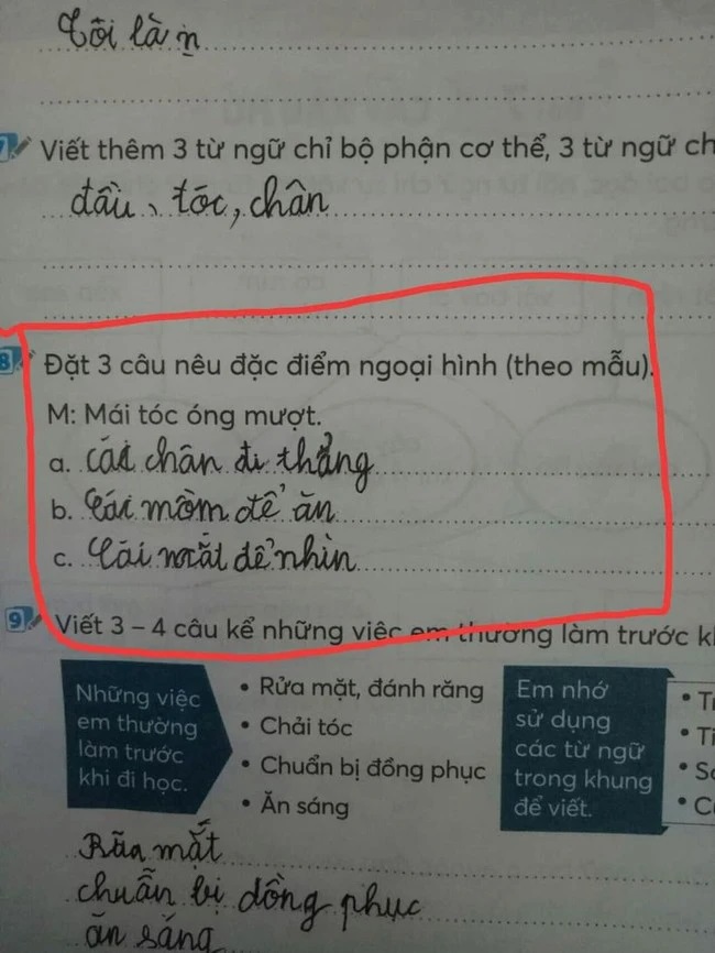 Học sinh đặt câu với từ phức khiến cô giáo tá hỏa: Mới chút tuổi mà đã triết lý thế này!