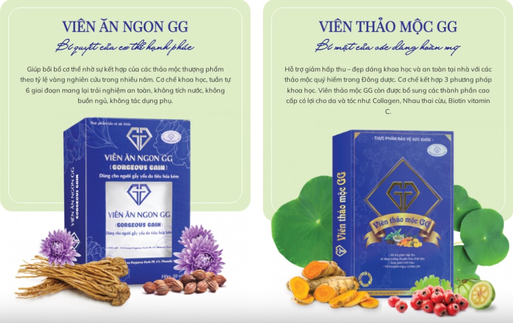 Viên Ăn Ngon GG và Viên Thảo Mộc GG quảng cáo sai sự thật, sử dụng hình ảnh, bác sĩ, dược sĩ - Ảnh 1.