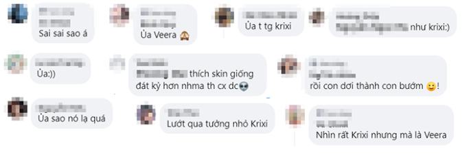 Trang phục của Veera đang tạo ra quá nhiều sự bất ngờ.