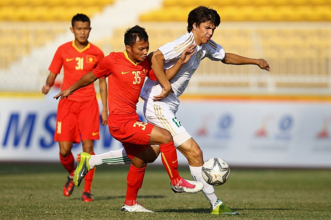 Trọng Hoàng là trụ cột của U23 Việt Nam tại ASIAD 2010. (Ảnh: Getty)