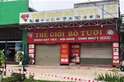 Bệnh nhân 972 là ca mắc COVID-19 liên quan đến nhà hàng Thế giới bò tươi.