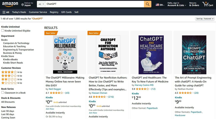 Sách do ChatGPT viết 'bùng nổ' trên Amazon - Ảnh 3.