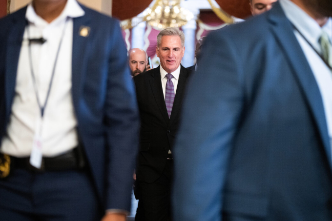 Chủ tịch Hạ viện Mỹ Kevin McCarthy. Ảnh Tom Williams/CQ Roll Call