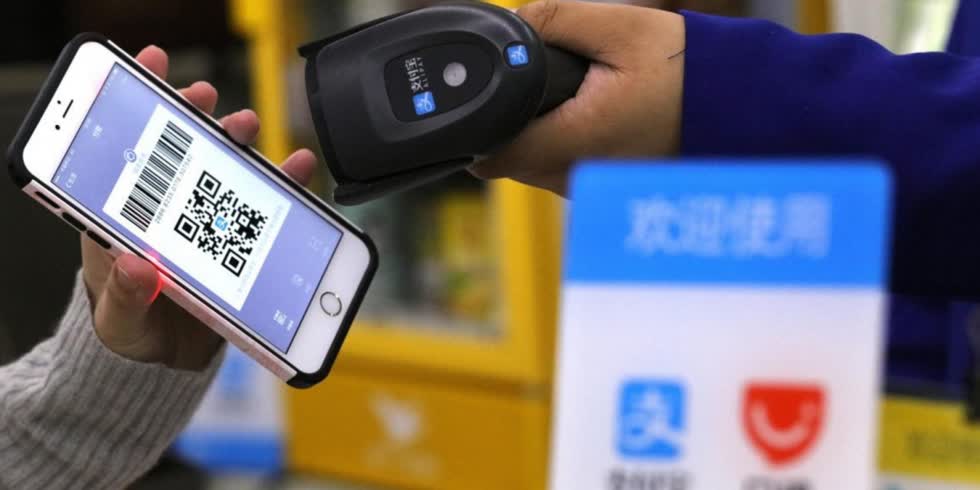 Alipay, một trong 8 ứng dụng bị cấm.