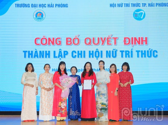 Chi Hội Nữ trí thức Trường Đại học Hải Phòng đã chính thức được thành lập.