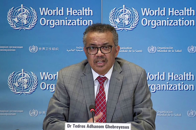 Tổng Giám đốc WHO Tedros Adhanom Ghebreyesus.