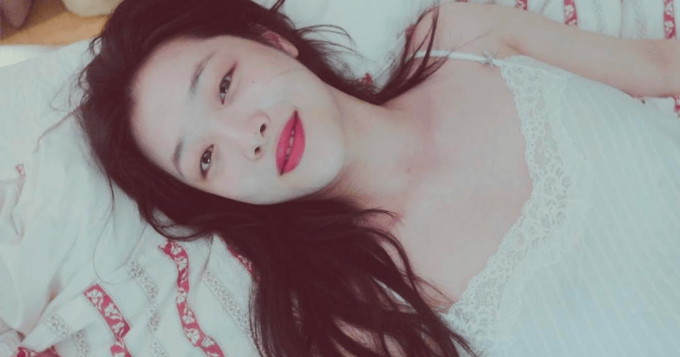 Sulli trong một bức ảnh up Instagram