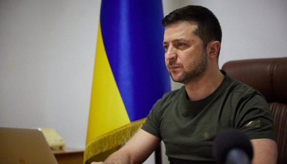   Tổng thống Ukraine Volodymyr Zelensky - Ảnh: UKRINFORM  