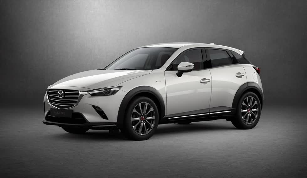 Mazda CX-3 phiên bản mới màu Xám.