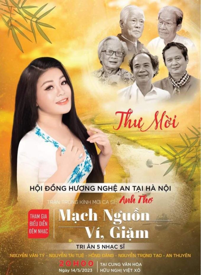 Ca sĩ Anh Thơ mong được mọi người tha lỗi vì sự cố trùng show diễn