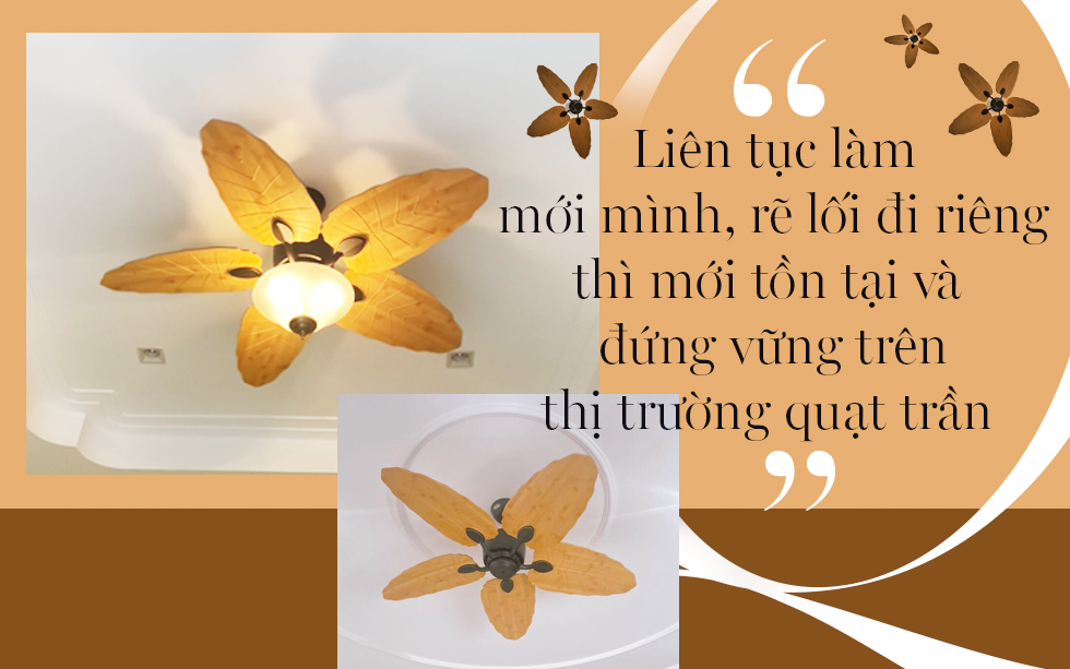 Bà chủ thương hiệu ‘quạt trần cho người giàu’ kể chuyện làm quạt tre