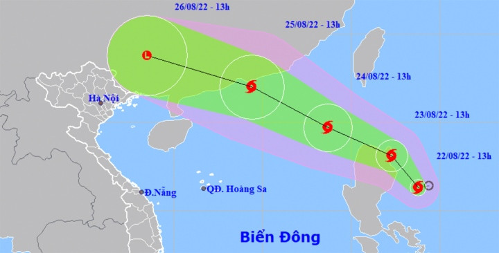 Bão số 3 đi vào Biển Đông và tiếp tục mạnh thêm - Ảnh 1.