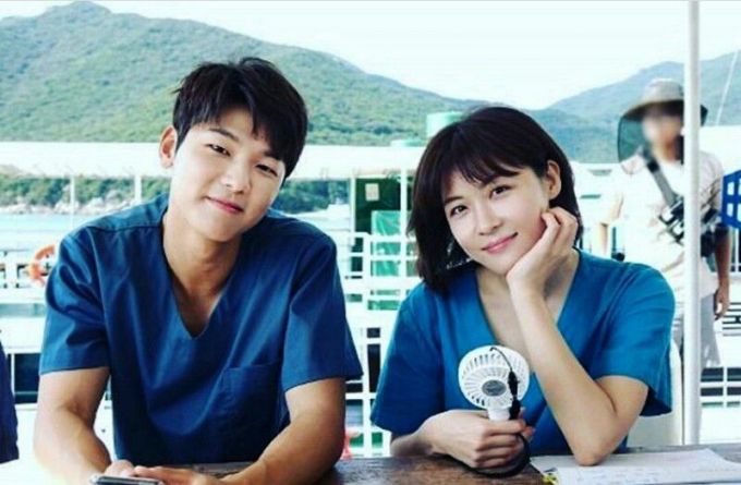 Ha Ji Won và Kang Min Hyuk.