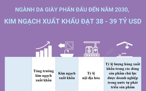 Ngành da giày hướng đến kim ngạch xuất khẩu 39 tỷ USD vào năm 2030