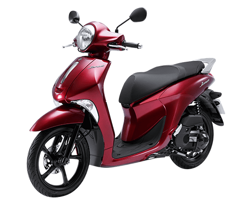 Yamaha Janus màu đỏ.