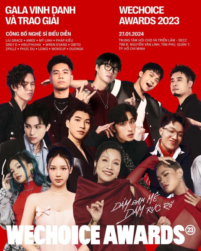 Dàn sao tham gia album WeChoice sẽ mang đến những sân khấu chưa từng có tại đêm Gala 27/1