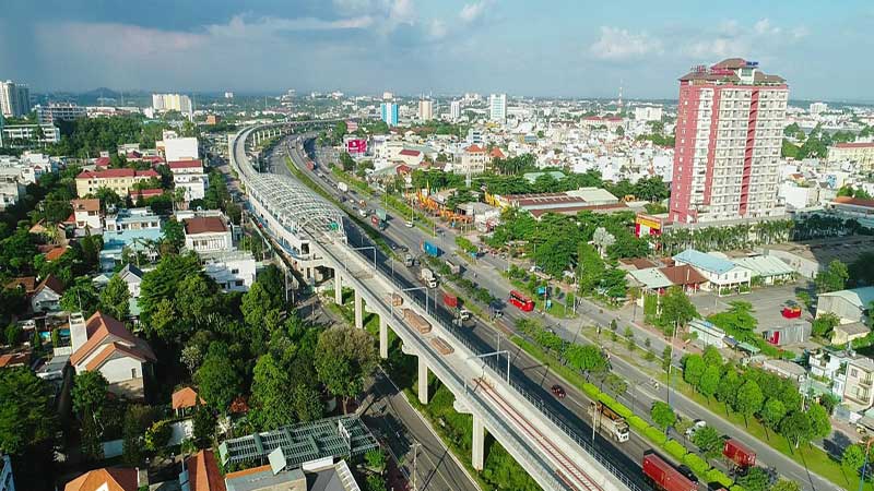 Tuyến metro số 1 là một trong những dự án sẽ đưa vào vận hành trong năm 2021 của TP.HCM. Ảnh: VnExpress