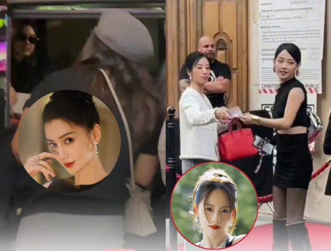 Angelababy và Trương Gia Nghê được cho là đến xem show của Lisa