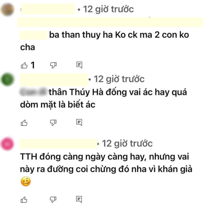 Một số bình luận khiến Thân Thúy Hà bức xúc