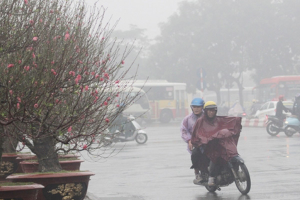 Gió mùa đông bắc về, miền Bắc mưa rét trong vài ngày tới