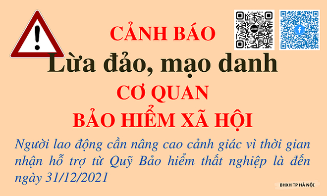 Cảnh báo tin nhắn lừa đảo nhận tiền hỗ trợ từ Quỹ Bảo hiểm thất nghiệp