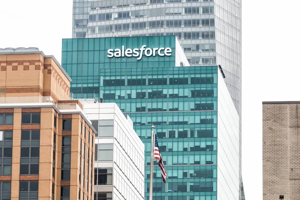   Công ty Salesforce (CRM). Ảnh: US News Money.  