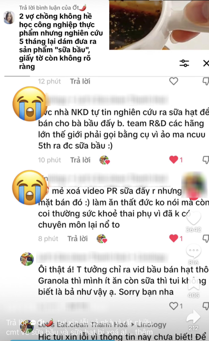 Mạng xã hội Tiktok lan truyền thông tin một cặp vợ chồng không hề học công nghiệp thực phẩm nhưng nghiên cứu 5 tháng lại dám đưa ra sản phẩm 