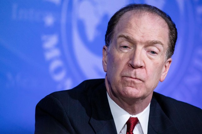 Chủ tịch WB David Malpass cho biết trong buổi gặp mặt báo chí. vào ngày 4/3 tại Washington, DC. Ảnh: Getty. 