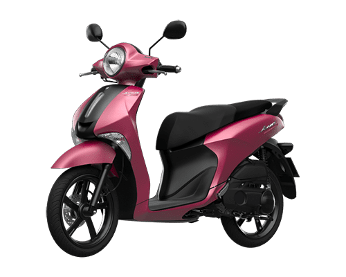 Yamaha Janus màu hồng đen.