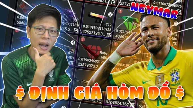 Tổng giá trị hòm đồ của Neymar lên đến khoảng 2,6 tỷ đồng