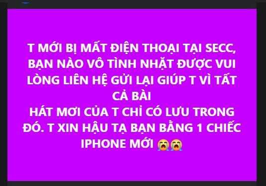 Trang Pháp bị mất điện thoại khi đi diễn với các 