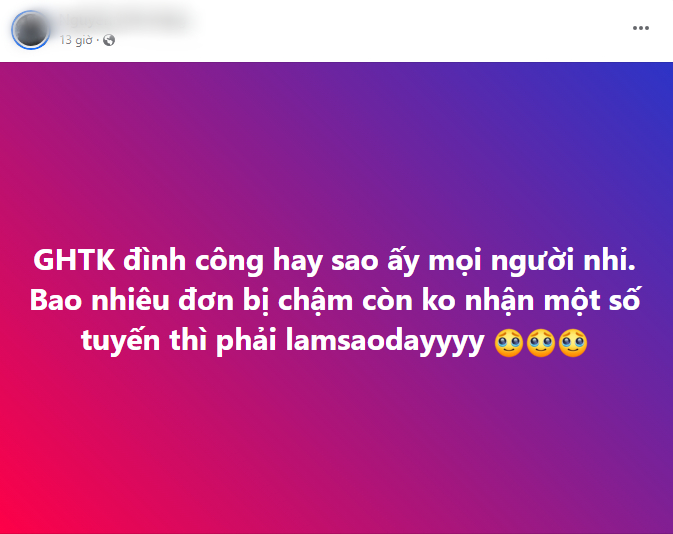 Hàng loạt chủ shop khóc ròng vì không giao được đơn đúng dịp cao điểm Tết Nguyên đán, điều gì đang xảy ra với Giao hàng tiết kiệm?