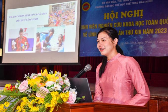 Ánh Viên giành giải nhất nghên cứu khoa học