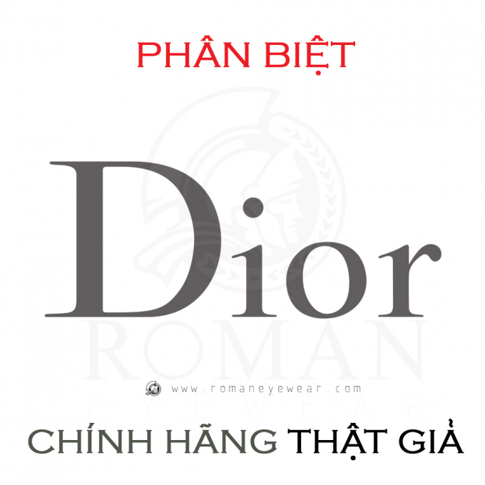 Cách xác thực và phân biệt kính mát Dior thật - giả