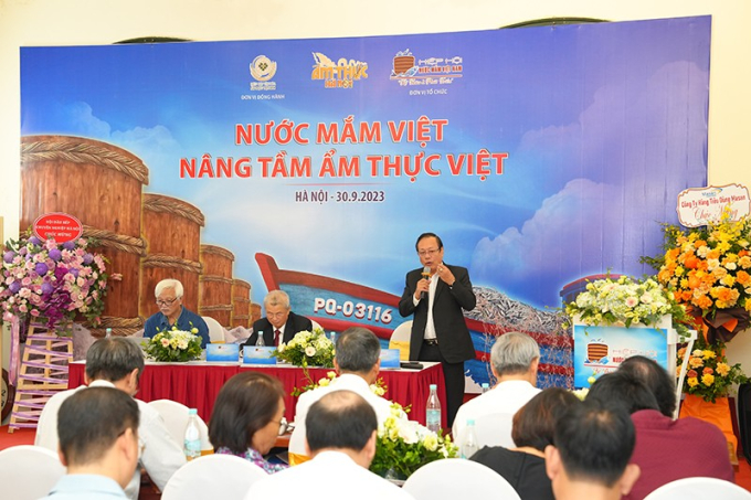  Hội thảo “Nước mắm Việt - nâng tầm ẩm thực Việt Nam”.