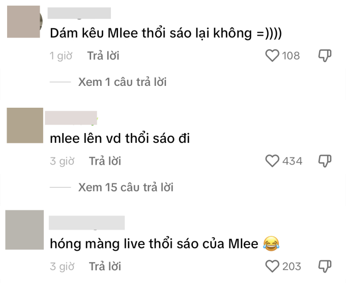 Cư dân mạng thách MLee thổi sáo live