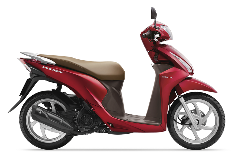 Honda Vision đỏ nâu