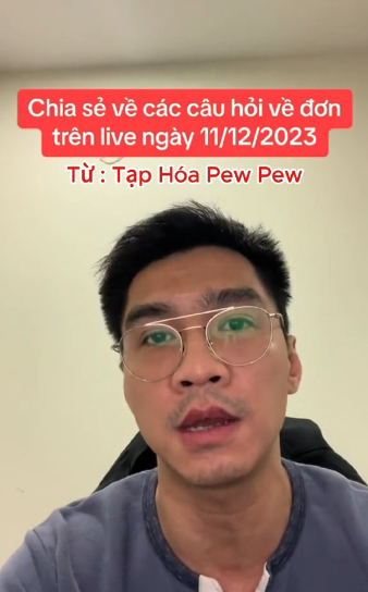 PewPew lên tiếng trên trang cá nhân về đơn live trong phiên hợp tác với đối tác.