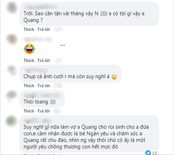 Nhiều người thắc mắc lý do Ngân 98 từ chối lời cầu hôn của Lương Bằng Quang. Ảnh chụp màn hình.