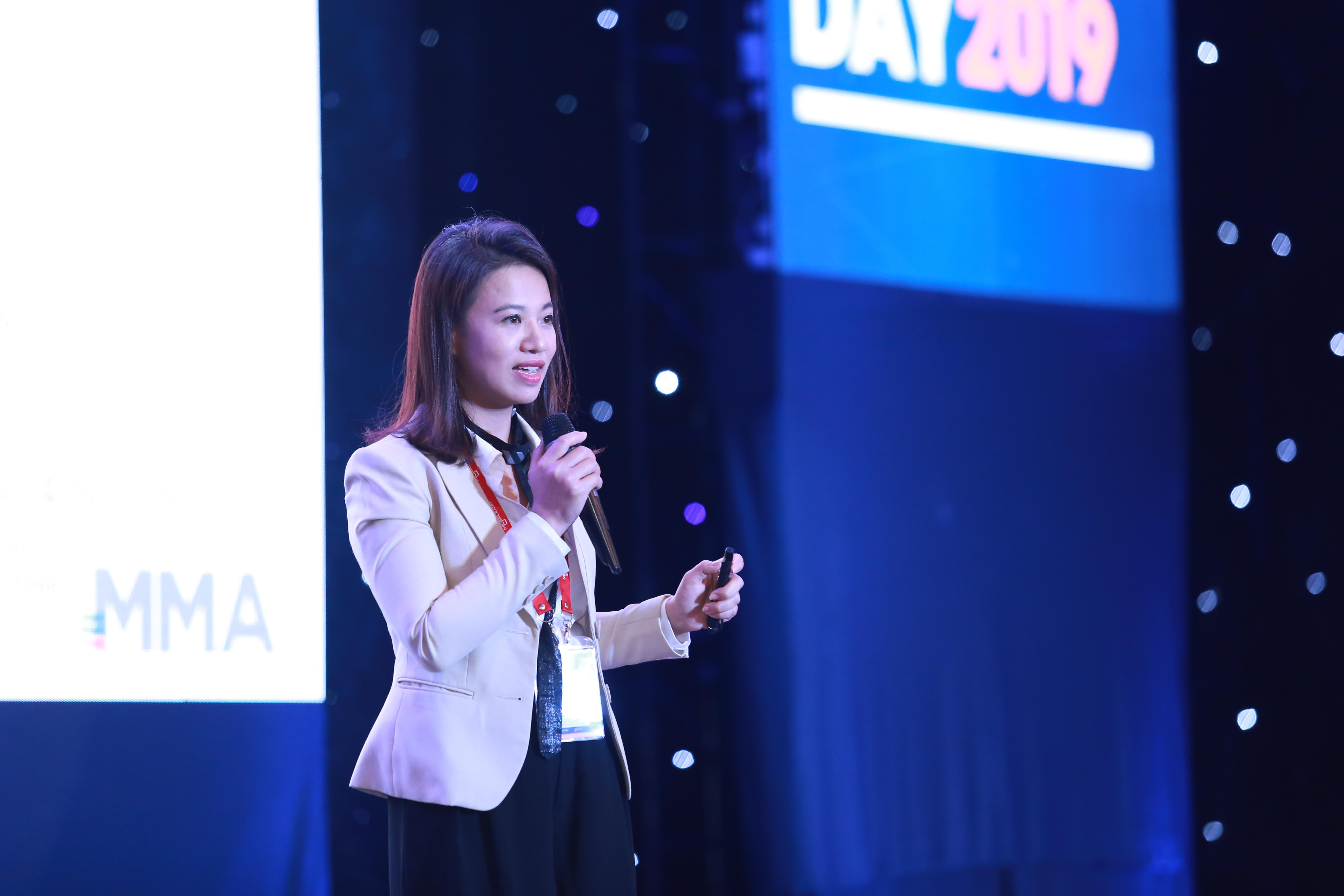 Chị Phan Bích Tâm - Country Manager của Hiệp hội Mobile Marketing Việt Nam, 