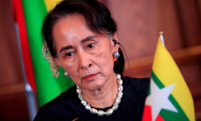 Cố vấn Nhà nước Myanmar Aung San Suu Kyi.