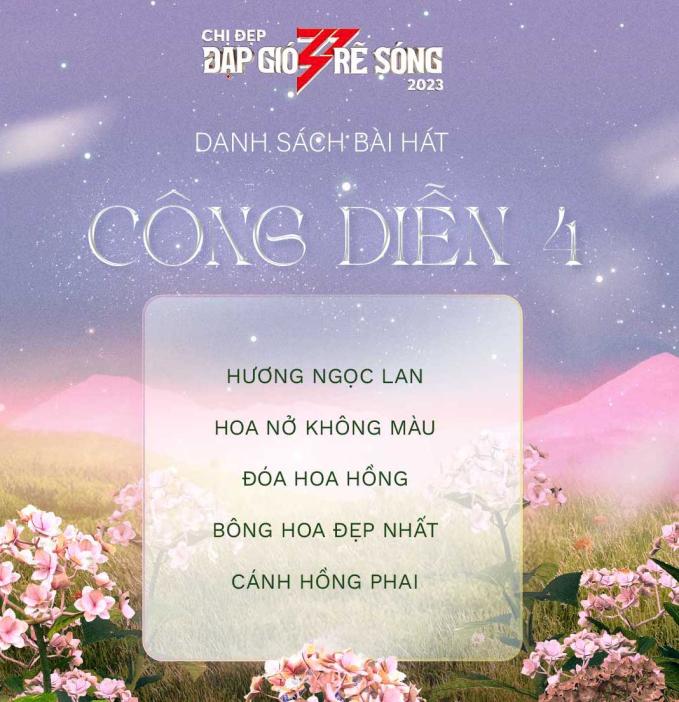 Thu Phương hé lộ những bài hát có trong công diễn 4