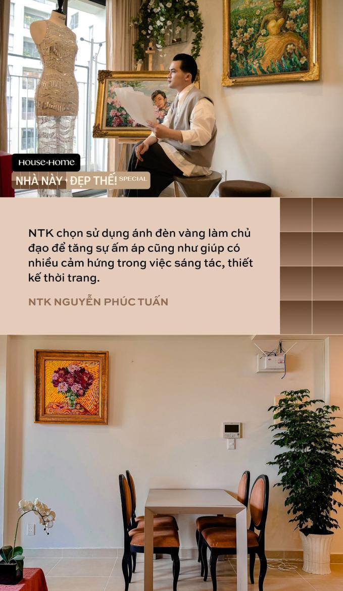  Bên trong căn hộ 5 tỷ của NTK Nguyễn Phúc Tuấn: Đồ decor xách tay từ Pháp, không gian hệt như triển lãm với toàn tranh tự vẽ 