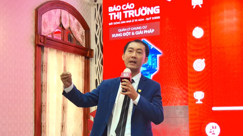 Ông Vũ Tiến Thành, CEO DKRA Property Management. Ảnh: Tất Đạt